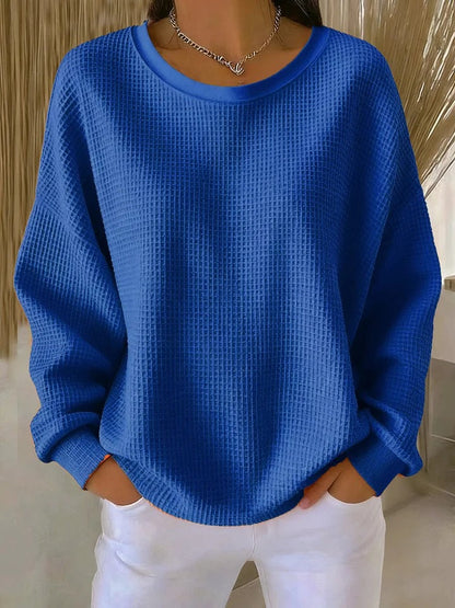 Classic cosy ribbed jumper for women | Nora -8
