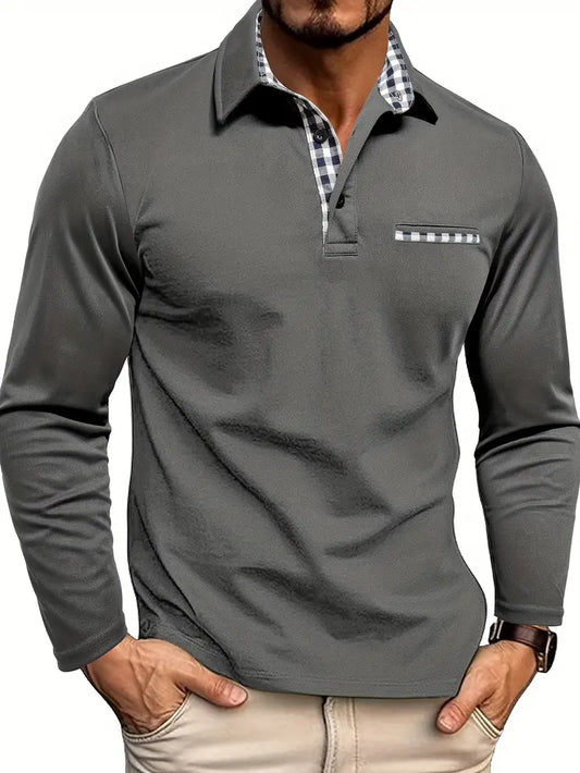 Classic refined everyday polo shirt for men | Reynald -1