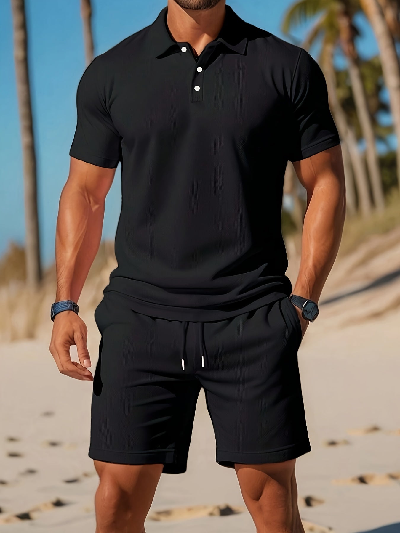 Refined soft everyday top for men | Duke -5