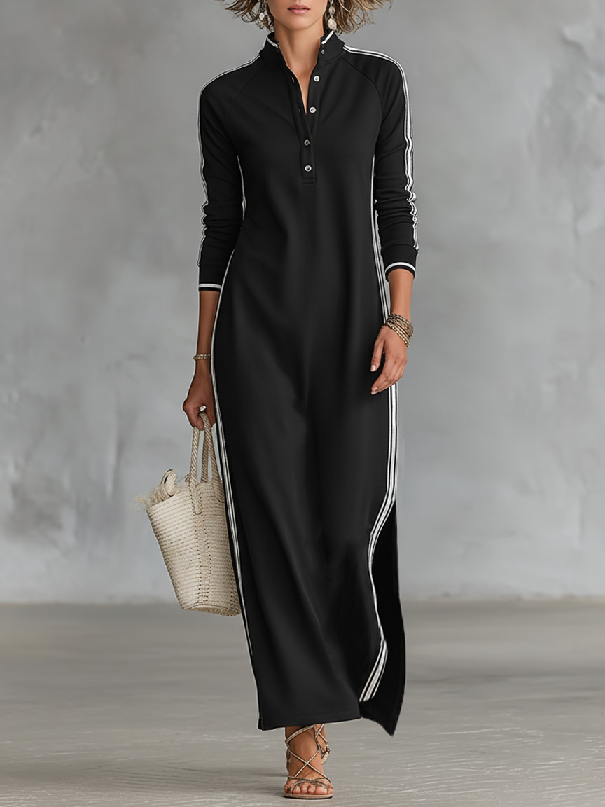 Elegant flowy everyday maxi dress for women -1