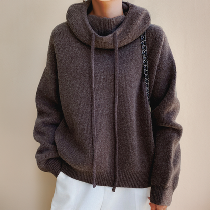 Soft cosy relaxed hoodie for women | Veyra -9