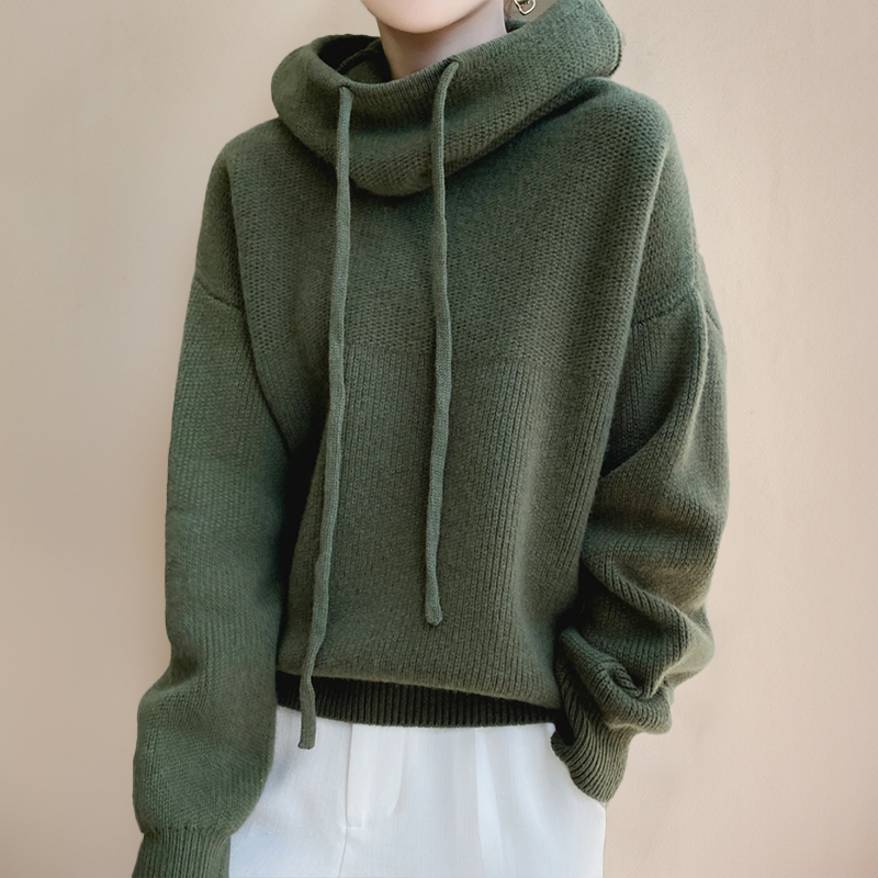 Soft cosy relaxed hoodie for women | Veyra -4