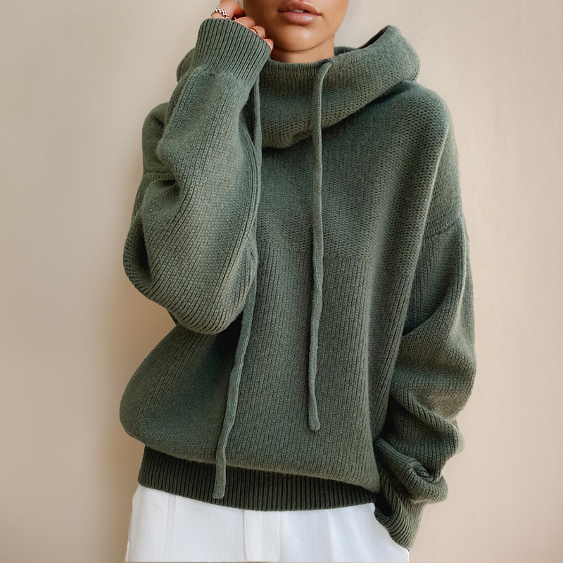 Soft cosy relaxed hoodie for women | Veyra -1