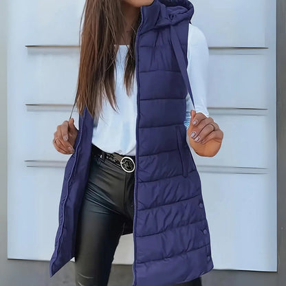 Warm lightweight quilted puffer jacket for women | Rain -8