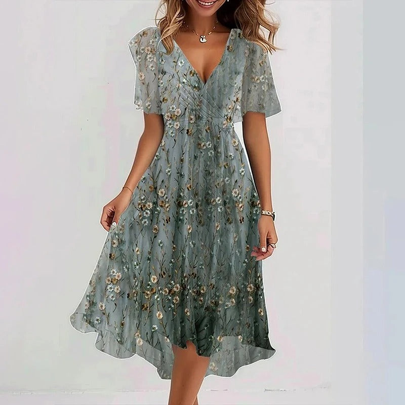 Elegant everyday relaxed dress for women | Yara -10