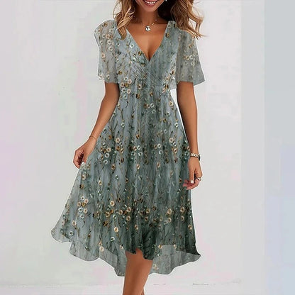 Elegant everyday relaxed dress for women | Yara -10