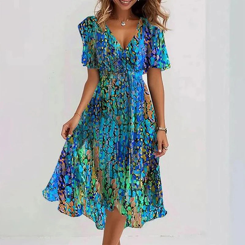Elegant everyday relaxed dress for women | Yara -8