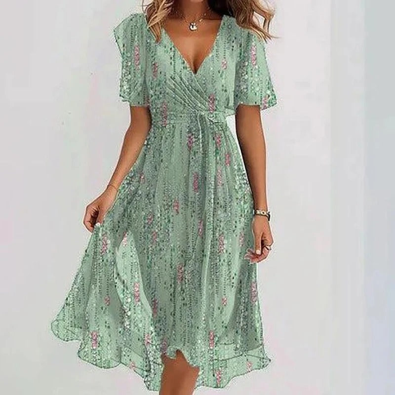 Elegant everyday relaxed dress for women | Yara -7