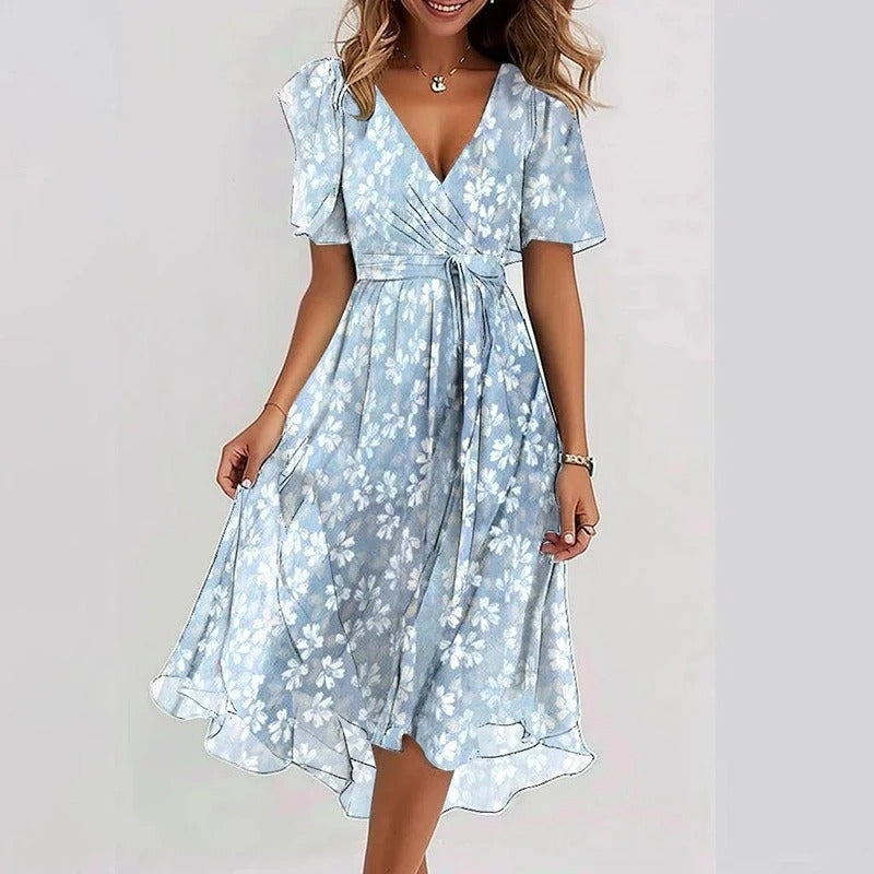 Elegant everyday relaxed dress for women | Yara -6