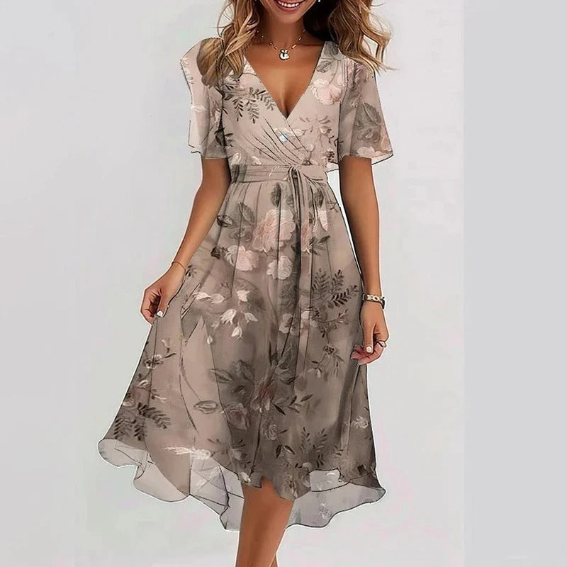 Elegant everyday relaxed dress for women | Yara -4