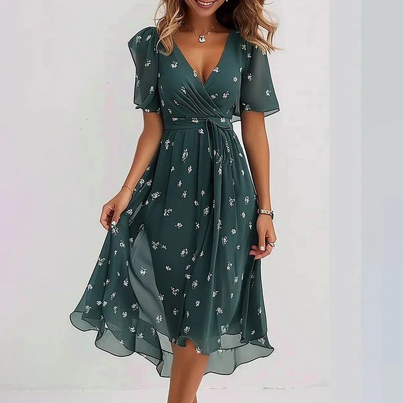 Elegant everyday relaxed dress for women | Yara -1