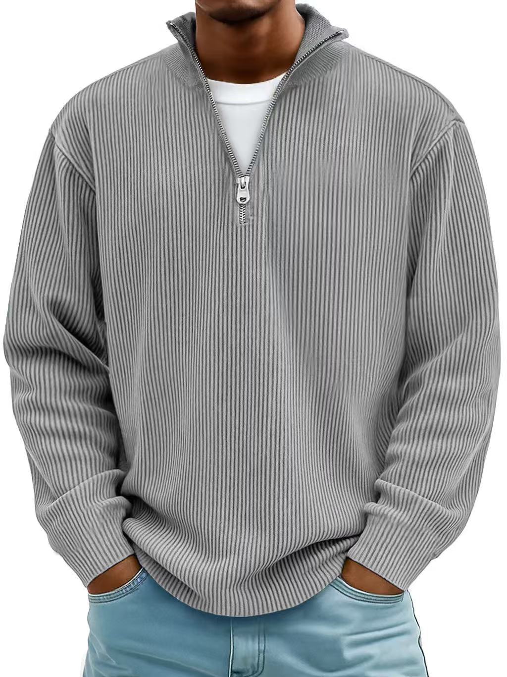 Classic cosy relaxed jumper for men | Calixto -10