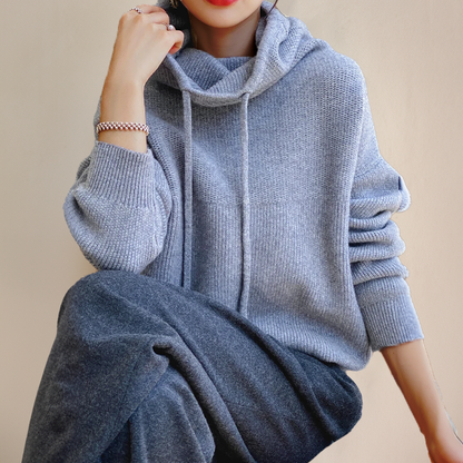 Soft cosy relaxed hoodie for women | Veyra -6