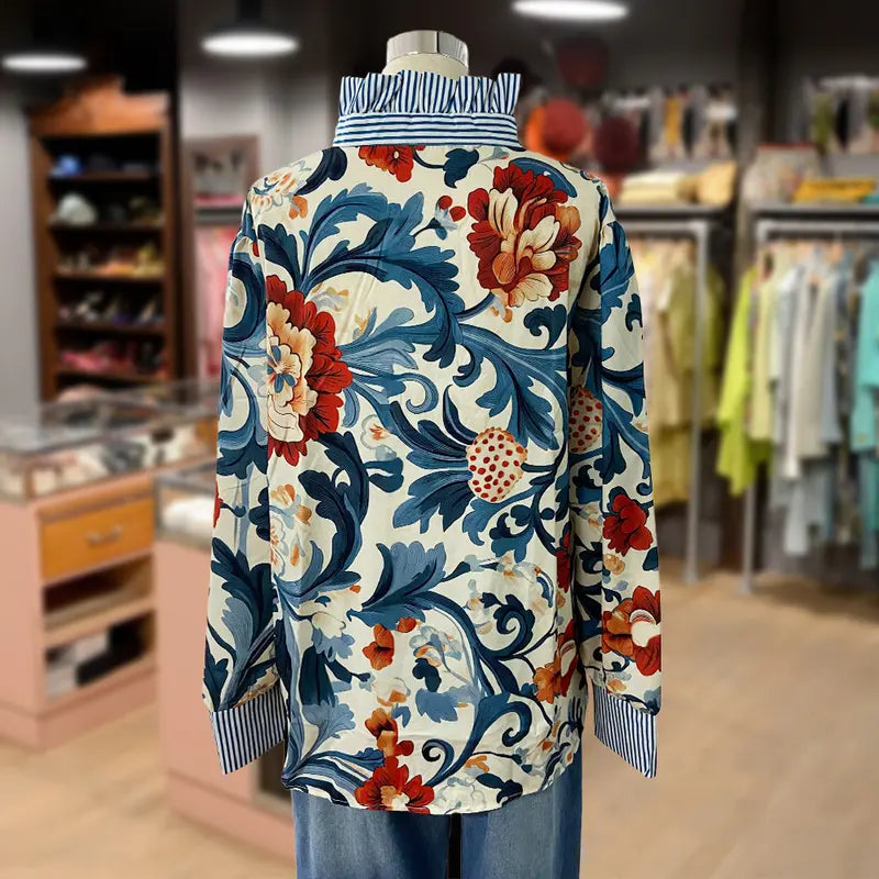 Elegant feminine everyday blouse for women | SERENITY -2