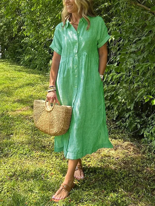 Elegant everyday relaxed maxi dress for women | Ruby -4