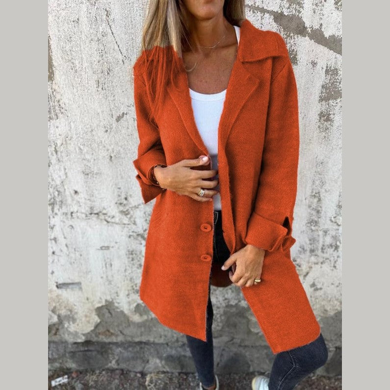 Classic elegant warm coat for women | Baylea -12