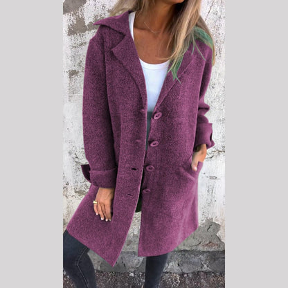 Classic elegant warm coat for women | Baylea -11