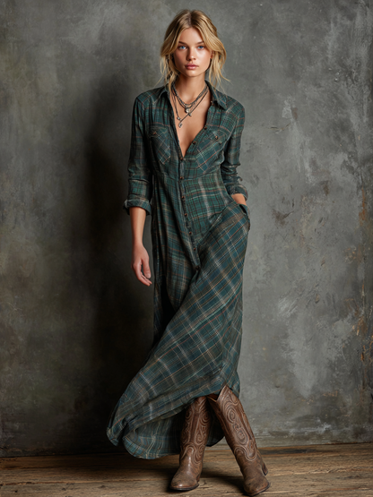 Elegant everyday relaxed maxi dress for women -2