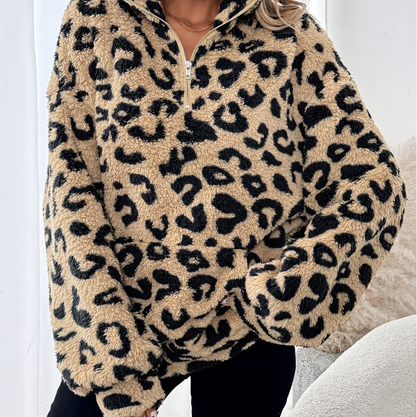 Classic soft ribbed jumper for women | Leona -7
