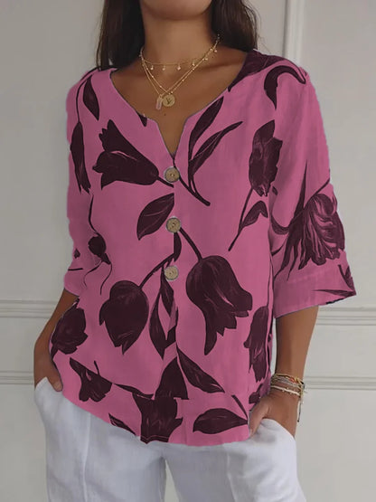Classic elegant feminine blouse for women | Lara -3