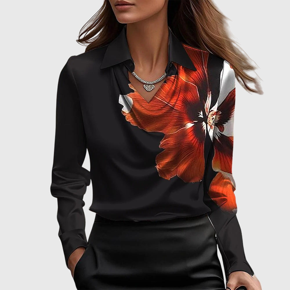 Elegant feminine everyday blouse for women | Brooklyn -7