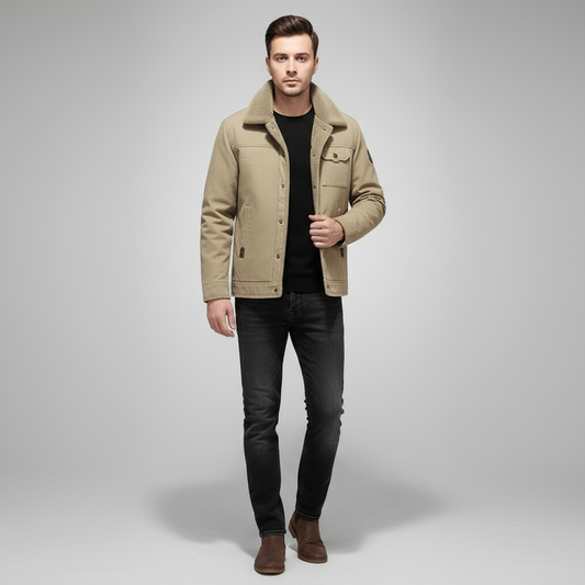 Refined everyday relaxed jacket for men | Soho -1