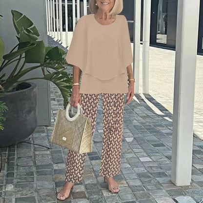 Classic matching relaxed co-ord set for women | Gwendelyn -7