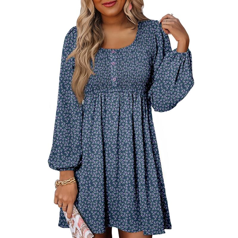 Classic everyday relaxed dress for women | Harper -11