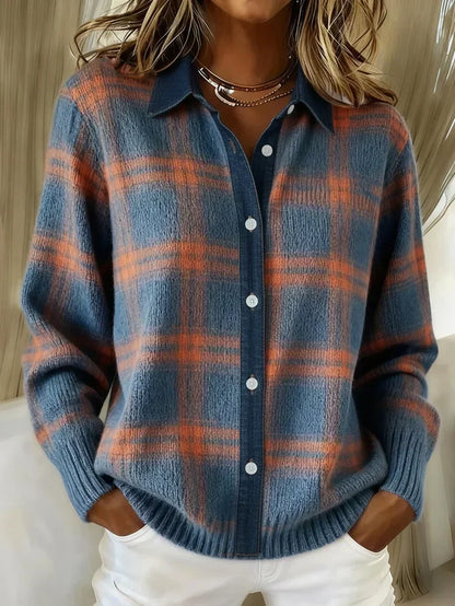 Classic cosy knit cardigan for women | Denise -1