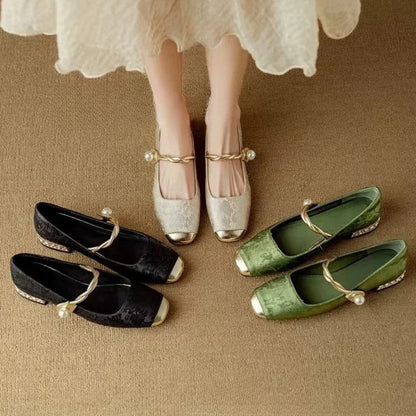 Classic heritage leather shoes for women | Mestelle -14