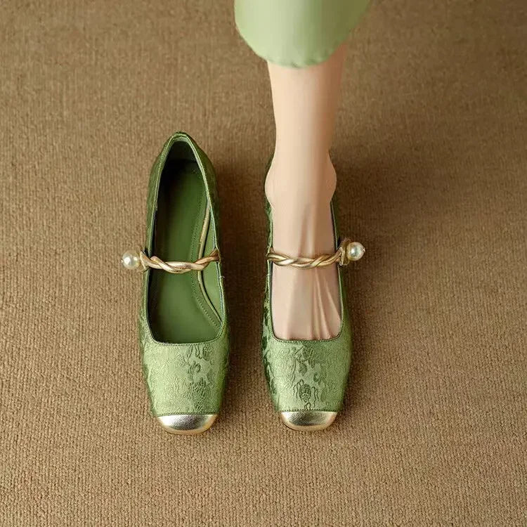 Classic heritage leather shoes for women | Mestelle -3