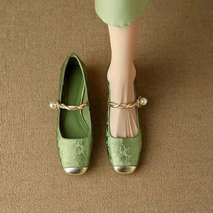 Classic heritage leather shoes for women | Mestelle -3