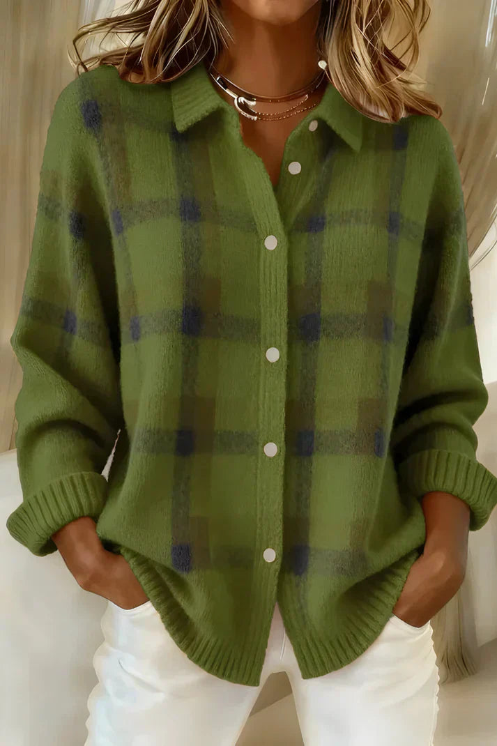 Classic cosy knit cardigan for women | Denise -3