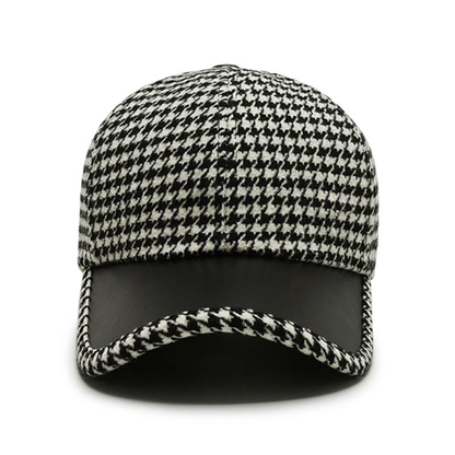Stylish everyday versatile hat for men | Houndstooth -6