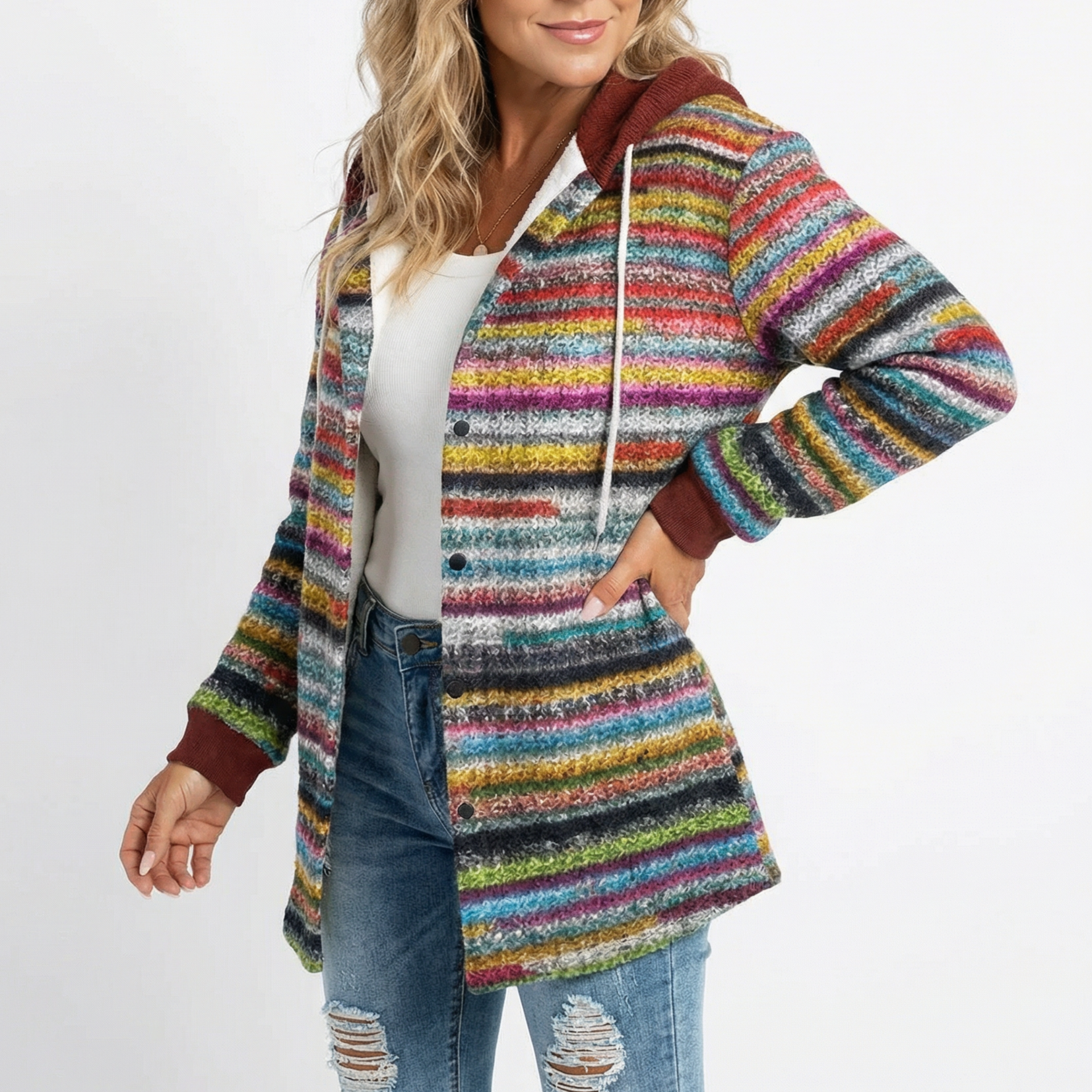 Classic warm insulated coat for women | Highland -1