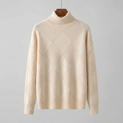 Classic soft ribbed jumper for women | Solenne -1
