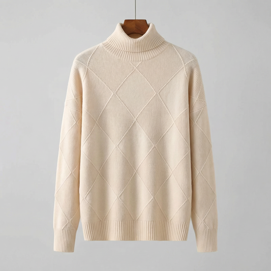 Classic soft ribbed jumper for women | Solenne -1