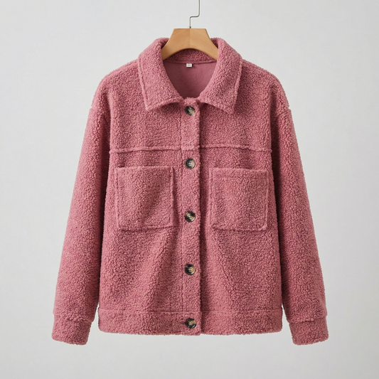 Classic warm insulated coat for women | Camille -1