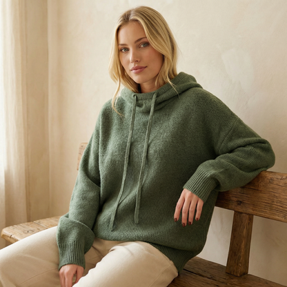 Soft cosy relaxed hoodie for women | Veyra -3