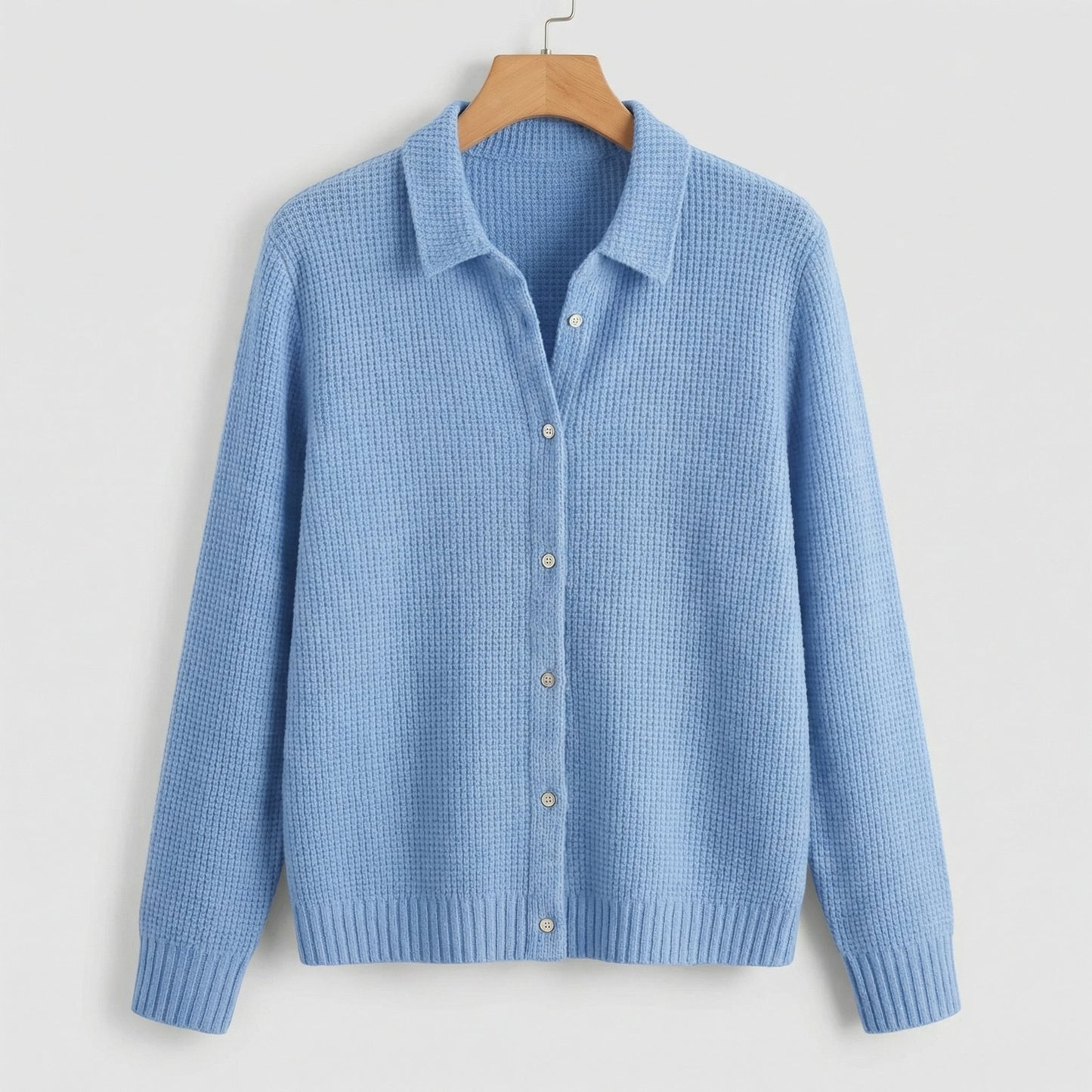 Classic knit ribbed cardigan for women | Seraphine -1