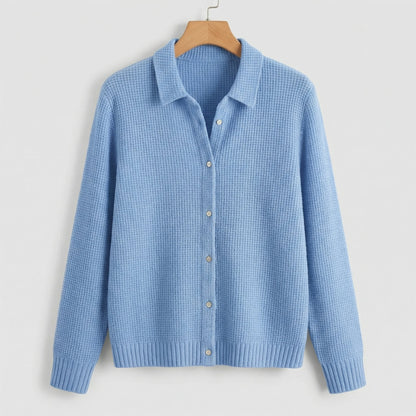 Classic knit ribbed cardigan for women | Seraphine -1