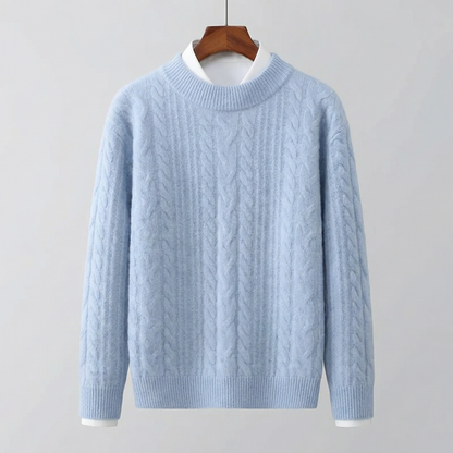 Soft knit ribbed jumper for men | Bennett -1