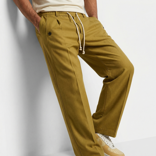 Smart tailored relaxed trousers for men | Maxwell Ferran Ryan -1