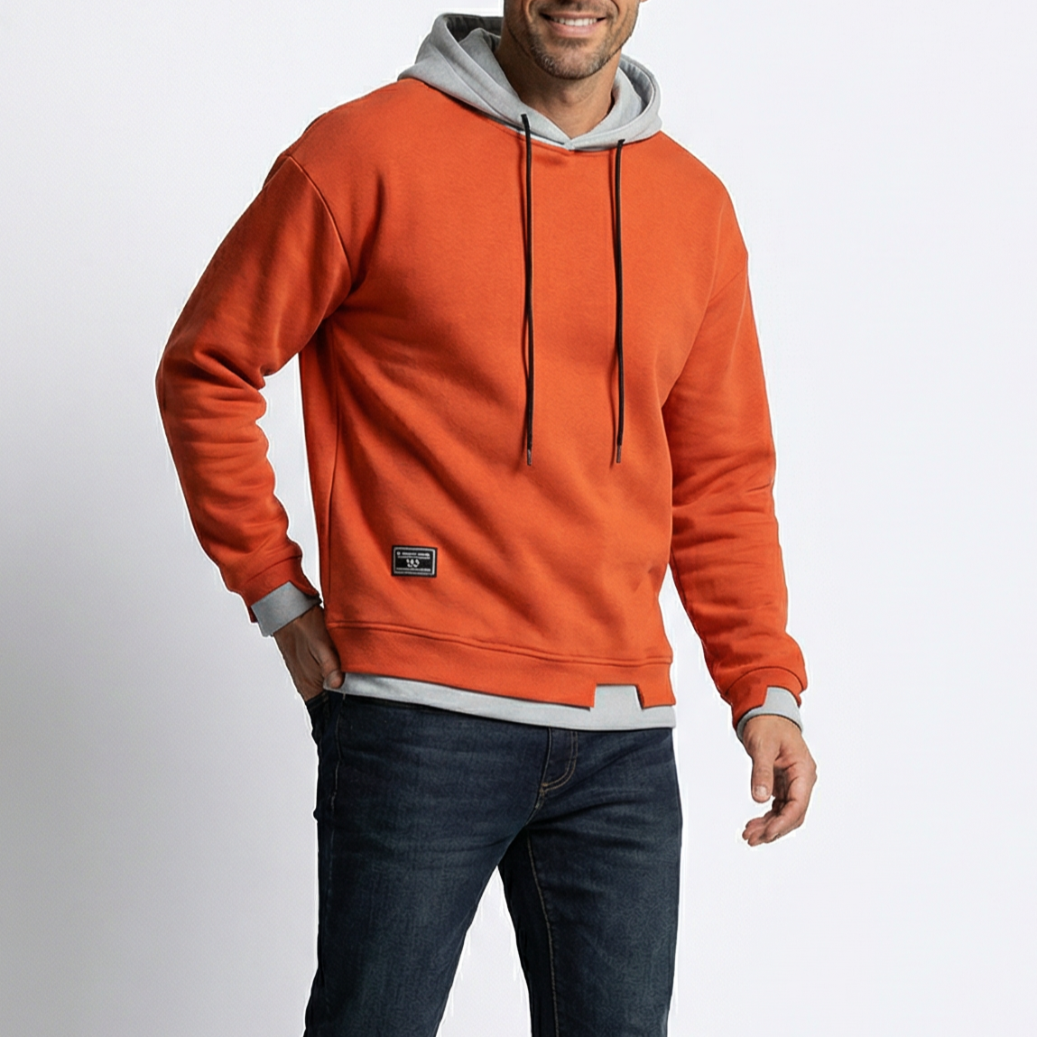 Cosy everyday relaxed hoodie for men | Ravon -1