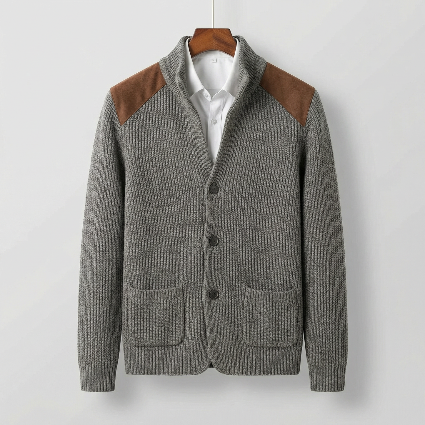 Tailored fitted structured blazer for men | Davenport -1