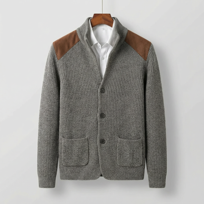 Tailored fitted structured blazer for men | Davenport -1