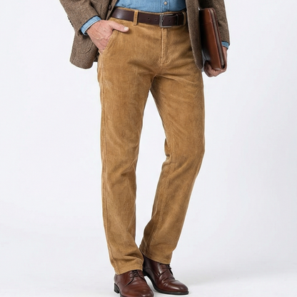 Classic tailored relaxed trousers for men | Briarston -1
