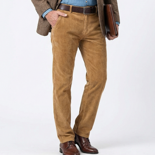 Classic tailored relaxed trousers for men | Briarston -1