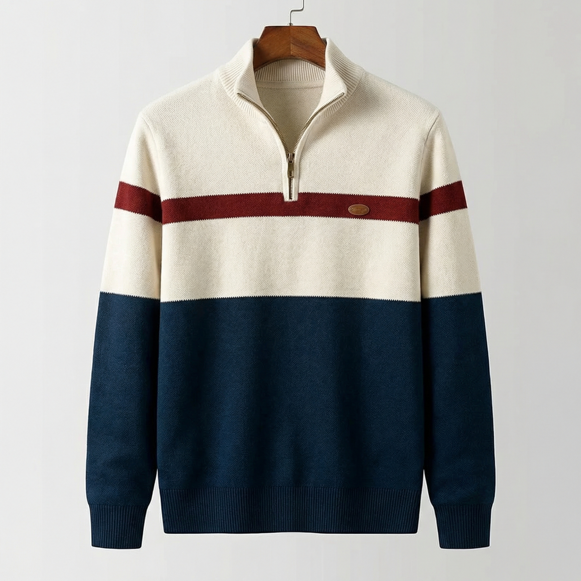 Classic cosy knit jumper for men | Elston -1