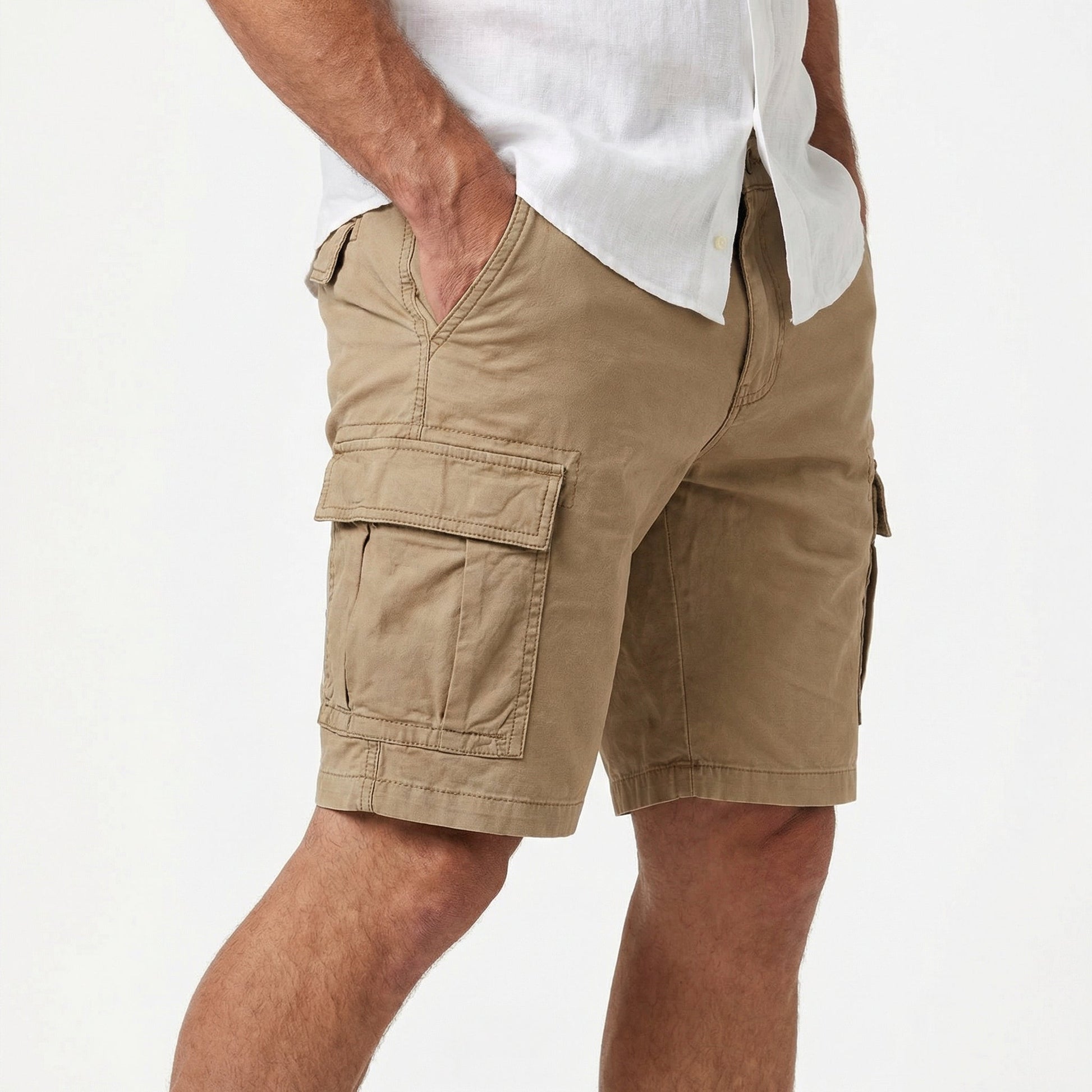 Classic utility everyday cargo trousers for men | Carson -2